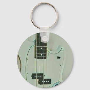 Gift for guitar player key ring