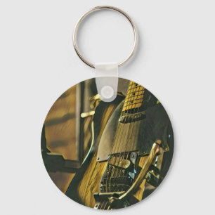 Gift for guitarist boyfriend key ring