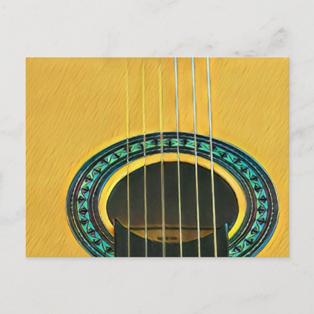 Gift for guitarist boyfriend postcard (Front)