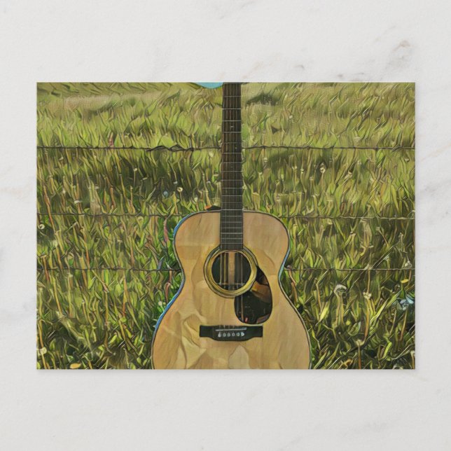 Gift for guitarist boyfriend postcard (Front)