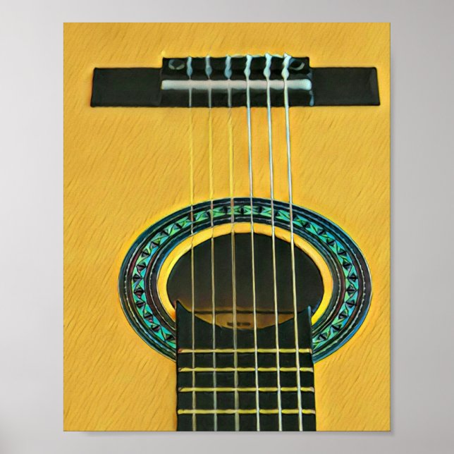 Gift for guitarist boyfriend poster (Front)