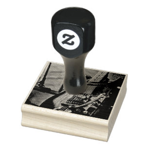 Gift for guitarist boyfriend rubber stamp