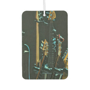 Gift for guitarist friend car air freshener