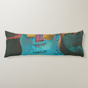 Gift for guitarist husband body cushion