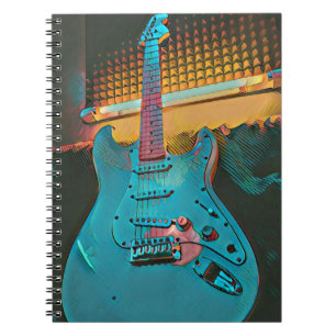 Gift for guitarist husband notebook