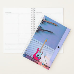 Gift for guitarist husband planner