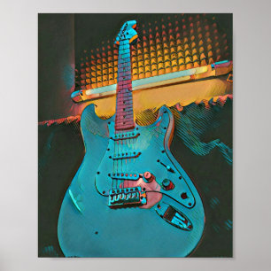 Gift for guitarist husband poster