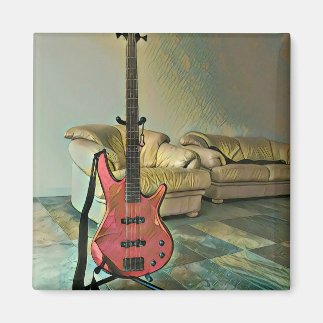 Gift for guitarists magnet (Front)
