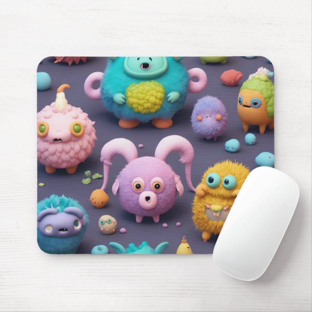 Gift For Haroon Modern 3D Photo Grid Mouse Pad (With Mouse)