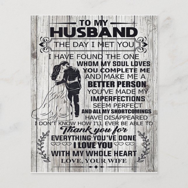 Gift For Husband | To My Husband Best Gift Flyer (Front)