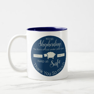 Gift for JW elders personalised name, congregation Two-Tone Coffee Mug