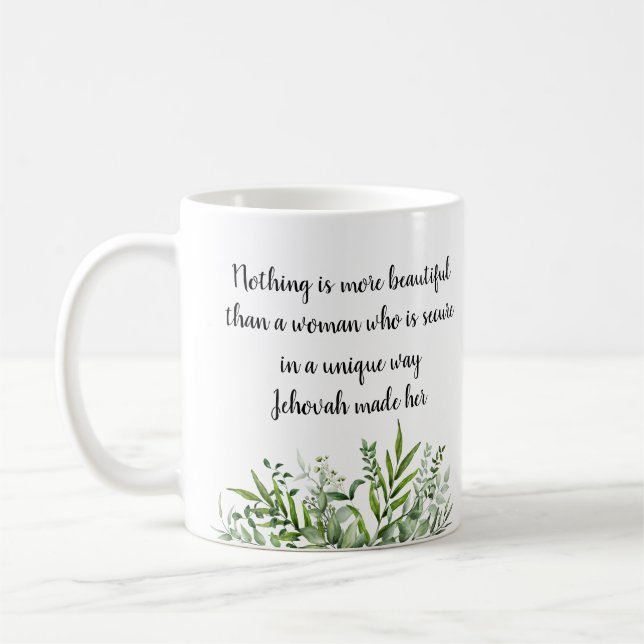 Gift for JW sisters elder's wife quote Mug (Left)