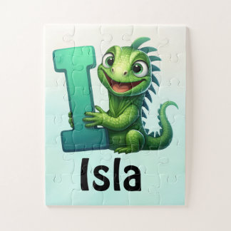 Gift for kid with custom name jigsaw puzzle