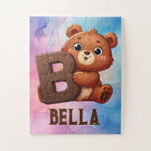 Gift for kid with name jigsaw puzzle