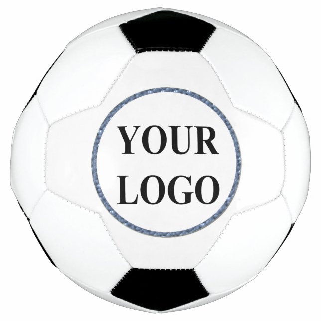Gift For Kids Christmas Holiday ADD YOUR LOGO Soccer Ball (Front)