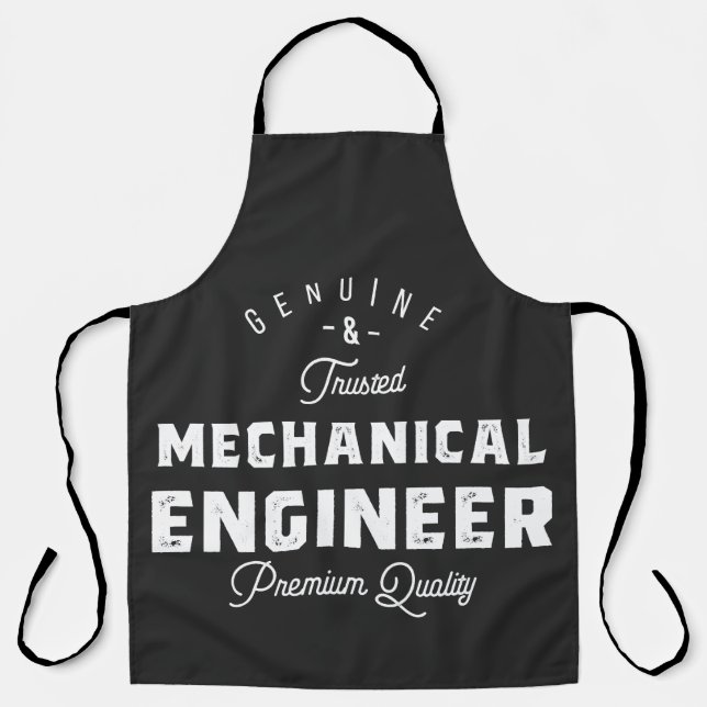 Gift for Mechanical Engineer Apron (Front)