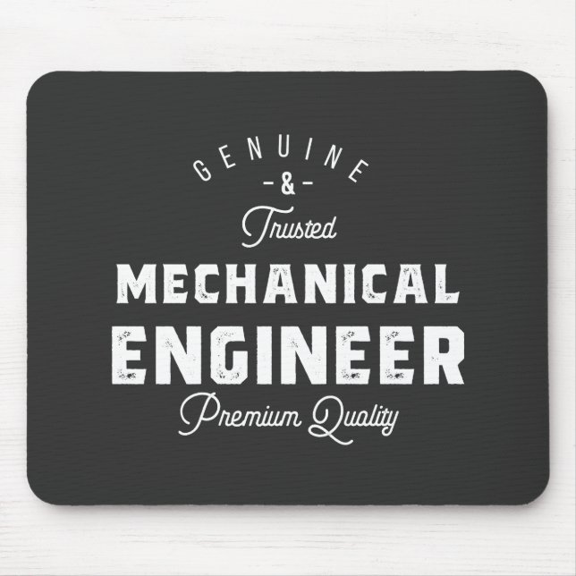 Gift for Mechanical Engineer Mouse Pad (Front)