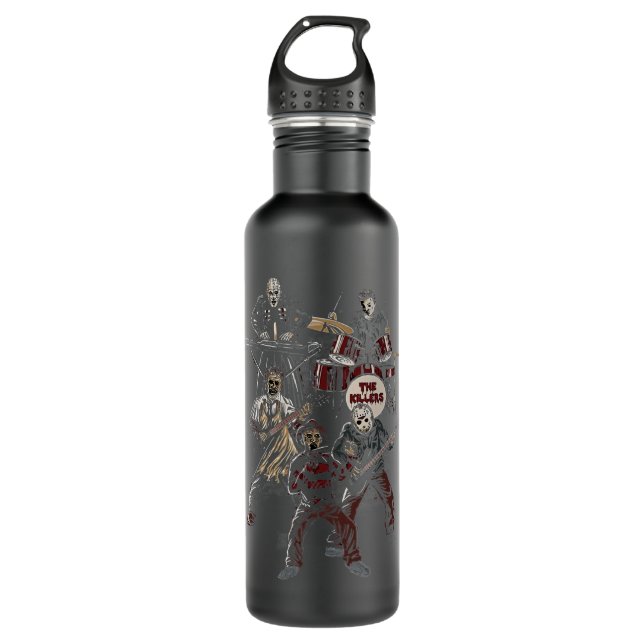 Gift For Men Band Death Metal Halloween Funny 710 Ml Water Bottle (Front)