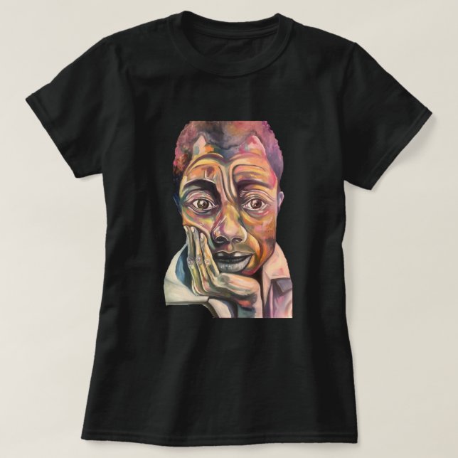 Gift For Men James Baldwin Gift For Birthday T-Shirt (Design Front)