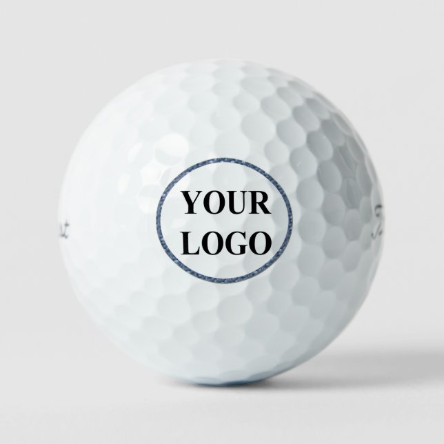 Gift For Men Personalised Father's Day LOGO Golf Balls (Front)