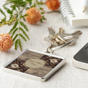 Gift For Mom,Best Mom Ever ,Beautiful Roses  Key Ring