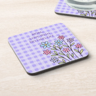 Gift for Mom, Mom Love With No Days Off,Modern Coaster