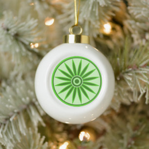 GIFT FOR MOM, SISTER, DAUGHTER, FRIEND CERAMIC BALL CHRISTMAS ORNAMENT