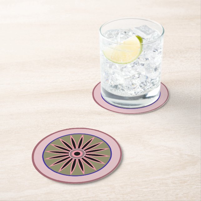 GIFT FOR MOM, SISTER, DAUGHTER, FRIEND  ROUND PAPER COASTER (Insitu)