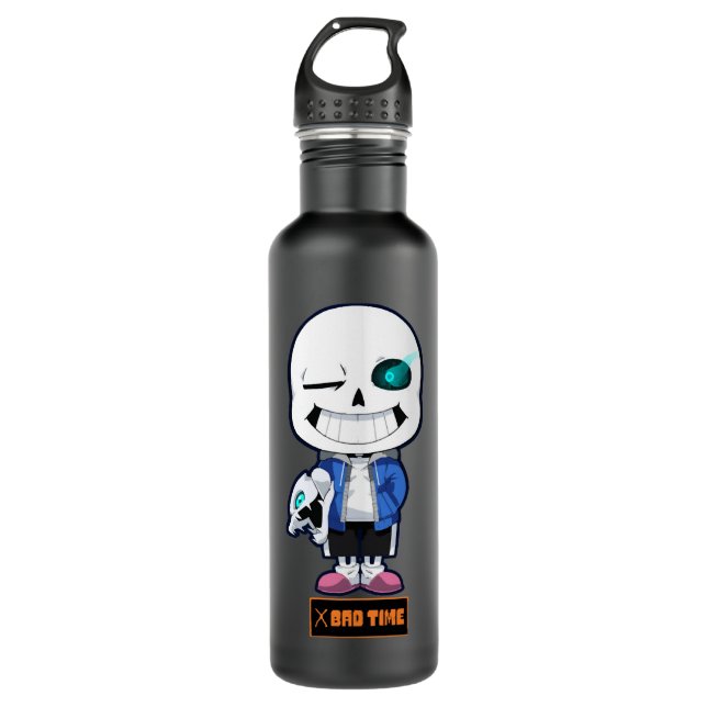 Gift For Movie Fans Frisk Undertale Great Gift 710 Ml Water Bottle (Front)