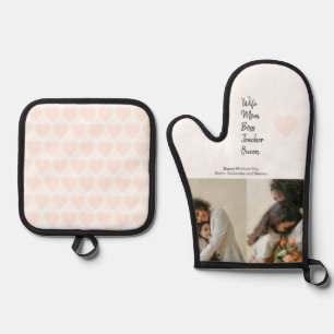 Gift for Mum, Boss, Teacher or Wife - Oven Mitt & Pot Holder Set