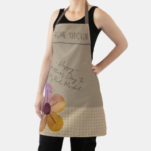 Gift For Mum, Happy Mothers Day,Flower Art Apron