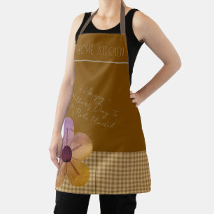 Gift For Mum, Happy Mothers Day,Flower Art Apron