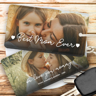 Gift for Mum Mother's Day 2 Photo Best Mum Ever Key Ring