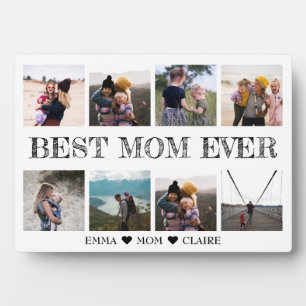 Gift For Mum Photo Collage Plaque With Easel