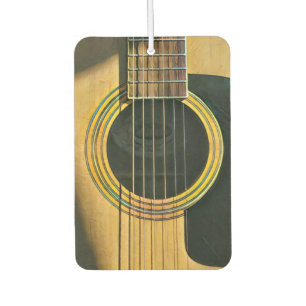 Gift for musician guitarist car air freshener