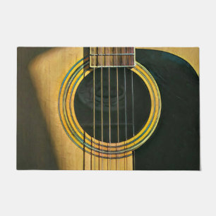 Gift for musician guitarist doormat