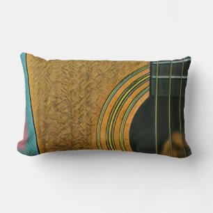 Gift for musician guitarist lumbar cushion