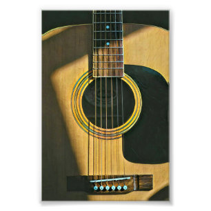 Gift for musician guitarist photo print