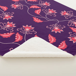 GIFT FOR NEW YEAR, BIRTHDAY, VALENTINE, WEDDING SHERPA BLANKET