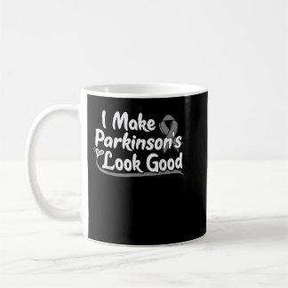 Gift for Parkinson Disease Patients Grey Awareness Coffee Mug
