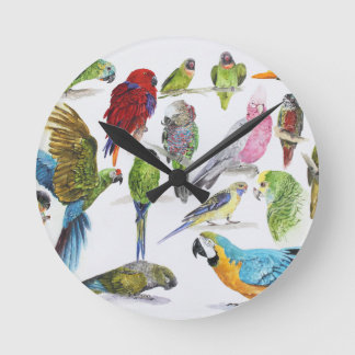 Gift for Parrot lovers everywhere Round Clock