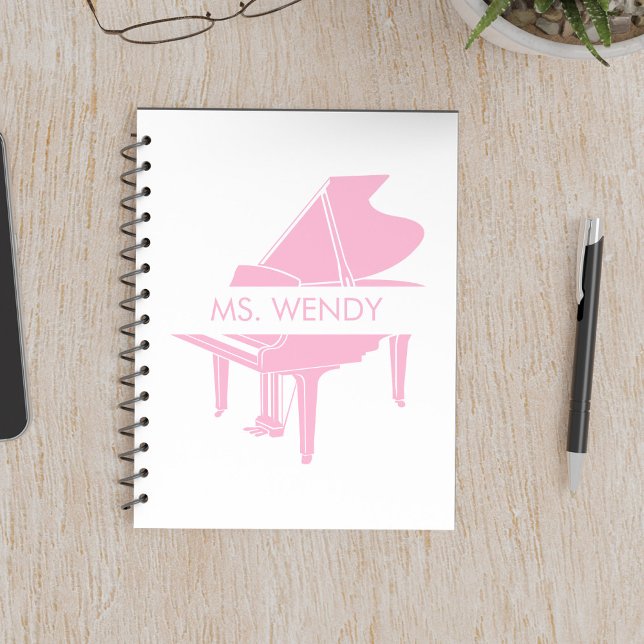 Gift for Piano Teacher Grand Piano Notebook (Creator Uploaded)