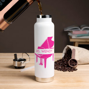 Gift for Piano Teacher Grand Piano Water Bottle