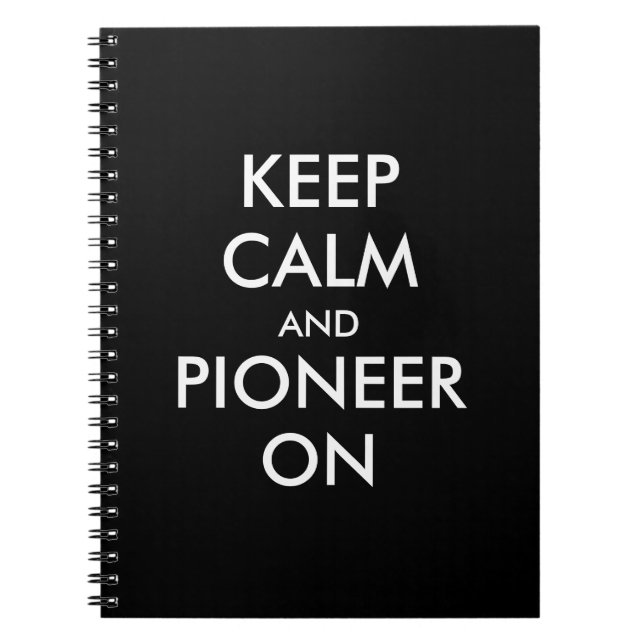 Gift For Pioneer JW  Notebook (Front)