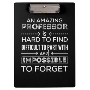Gift For Professor, Professor Gift Clipboard