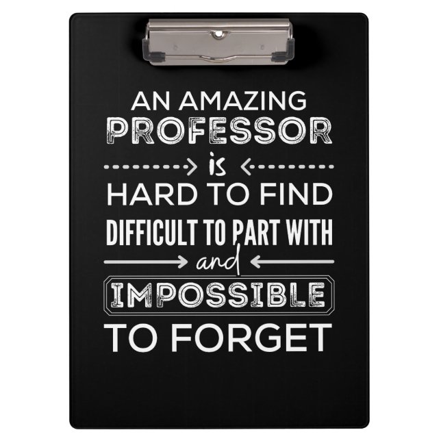 Gift For Professor, Professor Gift Clipboard (Front)