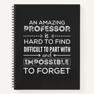 Gift For Professor, Professor Gift Notebook