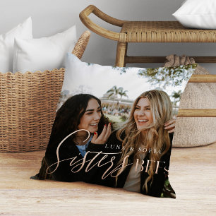 Gift For Sisters BFFs Full Photo Cushion