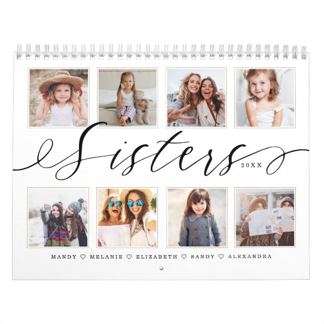 Gift for Sisters | Sisters Make the Best Friends Calendar (Cover)