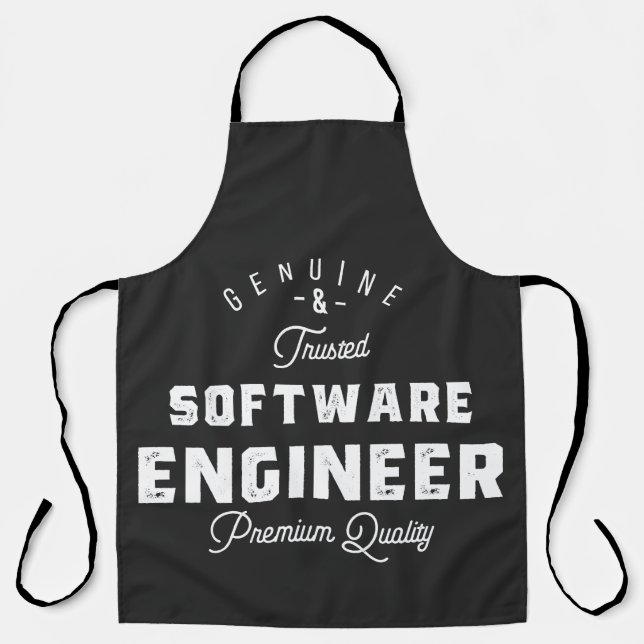 Gift for Software Engineer Apron (Front)